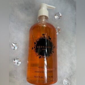 Beekman 1802 Awakening Honeyed Grapefruit Hand & Body Wash with Pump! 12.5oz